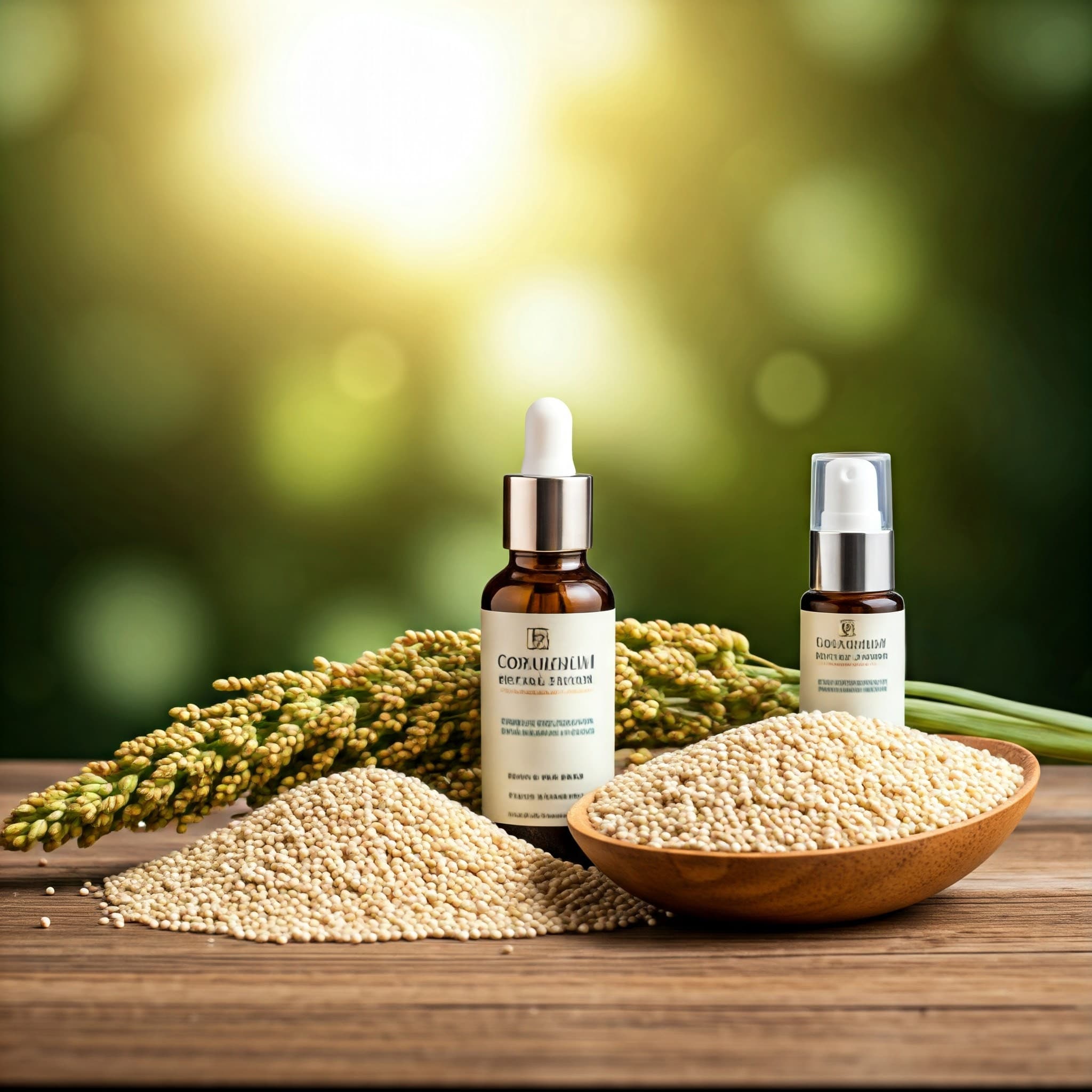 Sieri anti-età con sorgo come ingrediente (Immagine generata da IA)